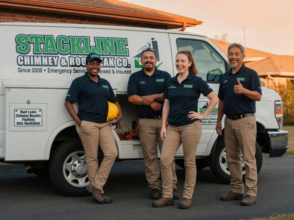 Chimney flashing repair company in Hockley, TX
